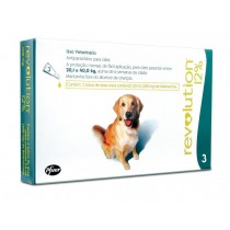 Revolution Cães 20,1 a 40 kg - 1 pipeta Revolution Cães 20,1 a 40 kg - 1 pipeta